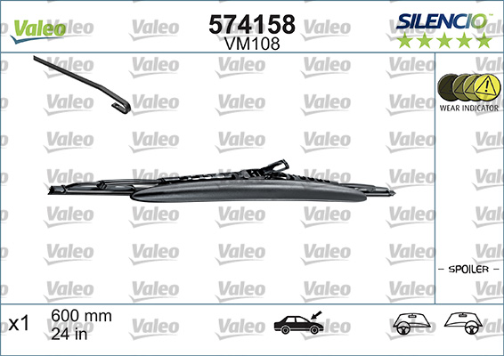 Lamela stergator VALEO 574158